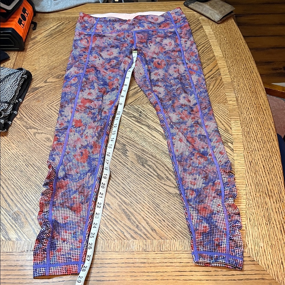 Lululemon Speed Tight IV Checker Blooms Multi Size 8